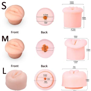 SOFT REALISTIC SILICONE SLEEVE FOR PENIS ENLARGEMENT VACUUM PUMP ENHANCEMENT - Picture 1 of 24