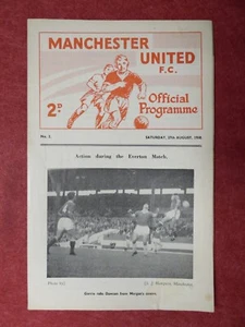 MANCHESTER U. v MANCHESTER C. | 1960/1961 | RESERVES | 27 AUG 1960 | UK FREEPOST - Picture 1 of 3