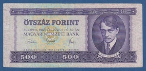 HUNGRIA // HUNGARY -- 500 FORINT ( 1969 ) -- BC // F -- PICK 172a . - Bild 1 von 2