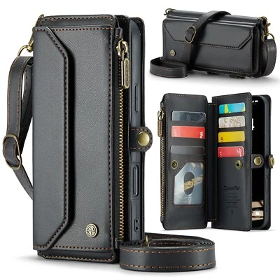 CaseMe Zipped Multifunction Wallet Case For Samsung Galaxy S25 Ultra S24 S23 S22 - Image 1 of 4