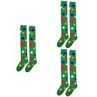 Clown-Cosplay-Strümpfe Socken für Weihnachtsfeiern 3x Cosplay Strümpfe