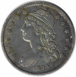 1834 Bust Quarter EF Uncertified #1050 - Picture 1 of 2