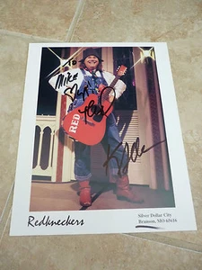 Foto promocional firmada de música country de Redkneckers SDC Branson 8x10 - Imagen 1 de 1