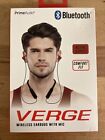 Prime Audio Bluetooth Verge Wireless Earbuds With Mic - Red - Sealed
