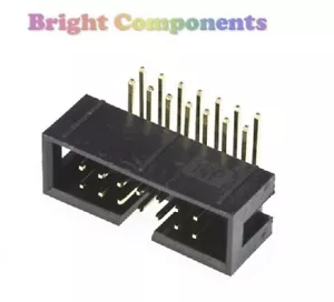 5 Pack - 14 Way IDC Box Header Connector - Right Angle - 2.54mm - UK Seller - Picture 1 of 1