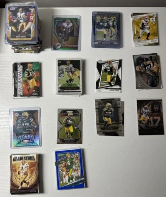 Green Bay Packers Football Card Lot With Christian Watson Color Match - Image 1 of 4