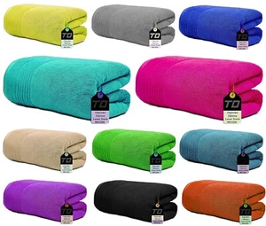 800GSM Large Bath Towels Luxury 100% Egyptian Cotton Super Soft Thick Big Towels - Picture 1 of 48