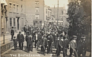 Worcester. The Brotherhood. Parade in Cathedral Close. - Picture 1 of 1