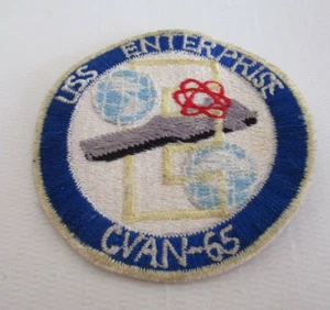Parche de portaaviones USS Enterprise CVAN-65 Marina Hecho en Japón - Imagen 1 de 2