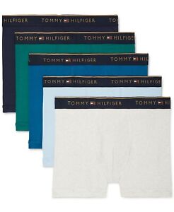 New Tommy Hilfiger Men's 5-Pk. Cotton Trunk Briefs Choose Size MSRP $64.50