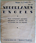 Netherlands Engels - Vintage Dutch English Pocket Dictionary Ca. 1940s Scarce