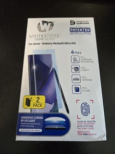 DOME GLASS 2PACK Whitestone Screen Protector for Samsung Galaxy Note 20 Ultra 5G - Zdjęcie 1 z 1