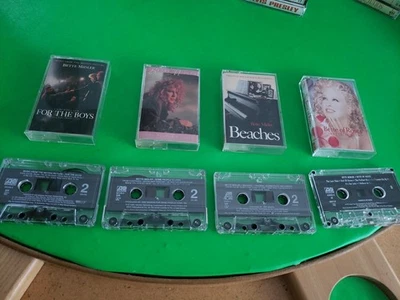 Lot of 4 Bette Midler Cassette Tapes Beaches, Some People's Lives, For The Boys Foto 1 de 4