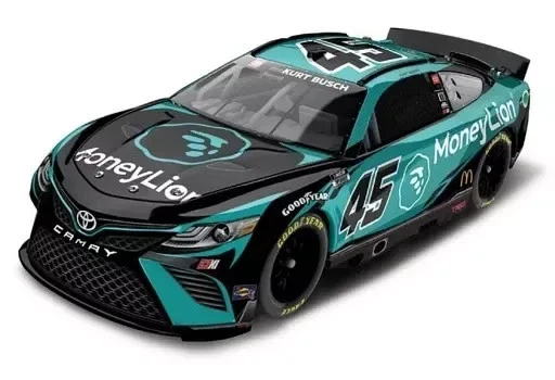 [Used] Minicar 1/24 Kurt Busch Money Lion TOYOTA Camry NASCAR 2022 Next Generati - Image 1 of 1