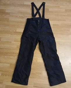 Vintage Columbia snow pants bibs men's large black winter outerwear seasonal - Picture 1 of 12