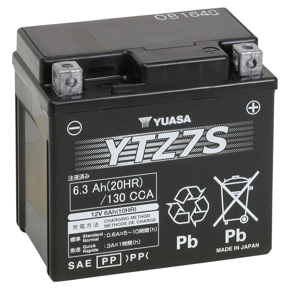 Husqvarna TE450 YTZ7S 2005 batería Yuasa Yuam727ZS Foto 1 de 2