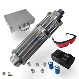 High Power blaue LED Taschenlampe große Reichweite Outdoor Pointer für Unterhaltung - Bild 1 von 15