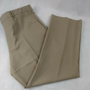 Haband Men’s Tan Flat Front Dress Pants Size 40 W 33 L - Picture 1 of 11