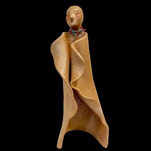 Taos Pueblo Micaceous Earth Mother by Dawning Pollen Shorty - Picture 1 of 9