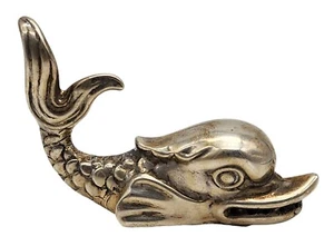 Vintage MISSIAGLIA Handwrought .800 Silver Fish Salt or Pepper Shaker RARE - Picture 1 of 4