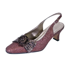 👠 FLORAL Alaina Women's Wide Width Dress Slingback Shoes 👠 - Picture 1 of 17