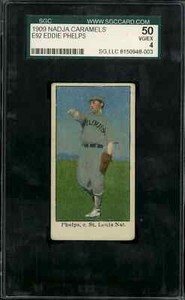 1909 E92 Nadja Caramel Eddie Phelps - SGC-50