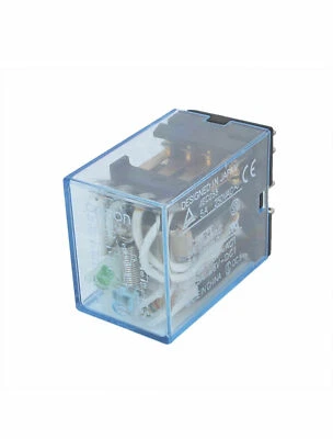 1X   Relay MY4  Coil DC24V  4PDT 5A Relais MY4-24Vdc type omron -type 55 finder  - Photo 1/3