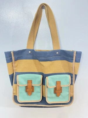 BOLSO SHOPPER FOSSIL SHAY LONA GRANDE SUPERIOR CREMALLERA Aqua TAN Azul VACAY Foto 1 de 4