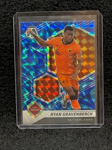 RYAN GRAVENBERCH ~ 2021-22 Mosaic FIFA World Cup #174 Reactive Blue Prizm PWE - Picture 1 of 2