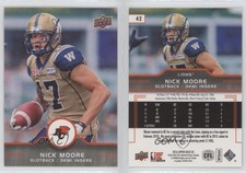 2016 Upper Deck CFL Nick Moore #42
