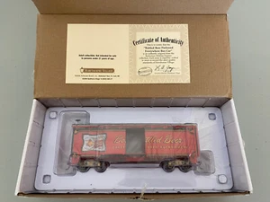Hawthorne Village Budweiser Holiday Express Budweiser “Box Car” NIB - Picture 1 of 3