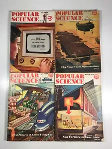 Popular Science Magazines 1949 lot Jan-Dec (Missing June) 11 issues - Imagen 1 de 5