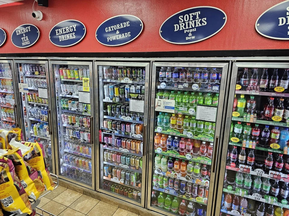 Puertas de vidrio para refrigerador comercial - se adapta a aberturas de refrigerador estándar Foto 1 de 4