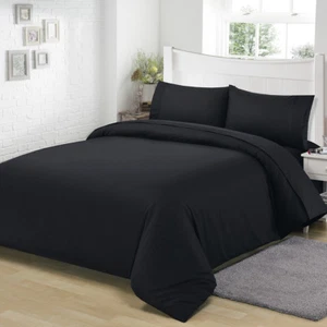 Clearance Poly Cotton Duvet Cover Sets Pillowcase Sheet Single Double Queen King - Picture 1 of 32