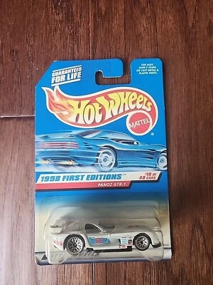 1998 Hot Wheels #657 First Editions Panoz GTR-1 White  - Image 1 of 4