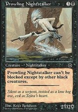 Prowling Nightstalker X4 (Portal 2 - Second Age) MTG (NM) *CCGHouse* Magic