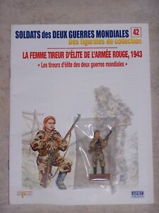 Figurine DELPRADO/ OSPREY n°42 LA FEMME TIREUR D'ELITE DE L'ARMEE ROUGE, 1943