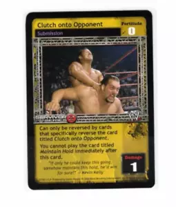 WWE Raw Deal Card: Clutch Onto Opponent SS2- The Rock & The Big Show - Imagen 1 de 1