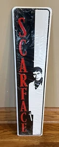 NEW Scarface Movie Metal Tin Cinema Sign Film Wall Garage Man Cave 24” X 5” Tony - Picture 1 of 16