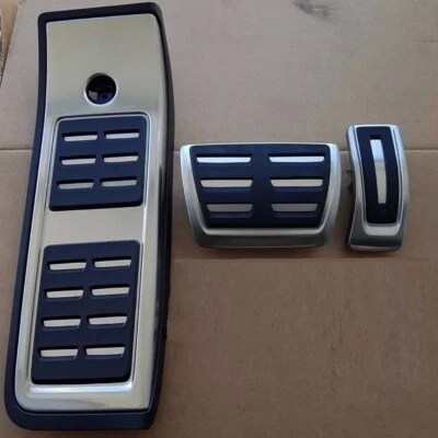 Pedalkappen Fußstütze Automatik Sportpedale Silber Für Aud A4/5 B9 S-Line RS4/S5 - Bild 1 von 4