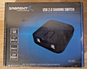 Sabrent USB 2.0 Sharing Switch for Multiple Computers and 2-Port - Picture 1 of 6
