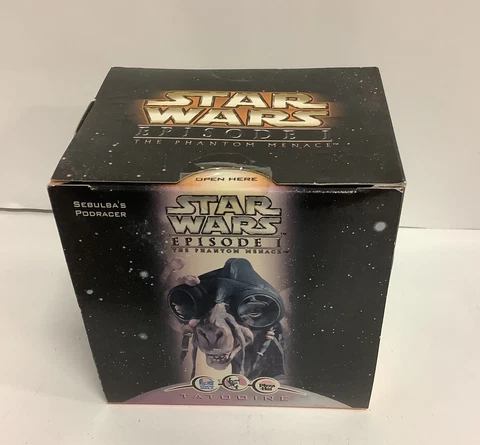 Star  Wars Episode 1 Sebulba's Podracer Tatooine- KFC Taco Bell Toy 1999 SEALED Cover