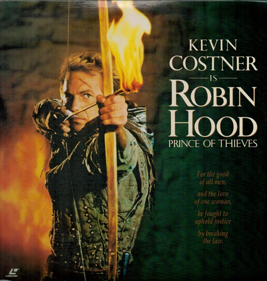 Robin Hood: Prince of Thieves (Laserdisc, 1991) Foto 1 de 1