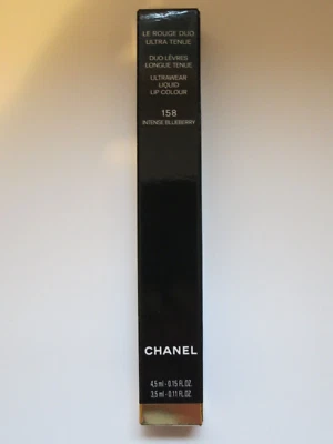 LÁPIZ LABIAL LÍQUIDO CHANEL LE ROUGE DUO COLOR #158 ARÁNDANO INTENSO ULTRA TENUE Foto 1 de 4