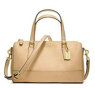 НОВЫЙ С ЯРЛЫКАМИ ТРЕНЕР SAFFIANO КОЖИ МИНИ СУМКА ЛАТУНЬ ИРИСКИ F49392 - Изображение 1 из 2