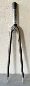 LOOK CARBON FORK ONE-INCH THREADED 700C 376 GRAMS 127 MM TUBE - Picture 1 of 14