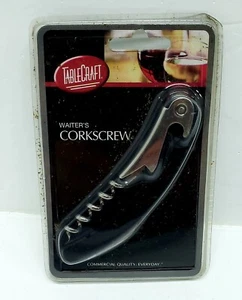 Table Craft Stainless Steel Waiter's Corkscrew Bottle Opener New - Picture 1 of 2