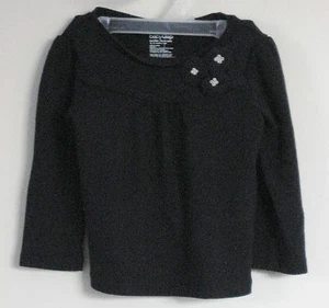 BabyGAP Niñas Talla 18-24 Meses Negro Mangas Largas Prendas para el torso ~ Camisa - Imagen 1 de 2