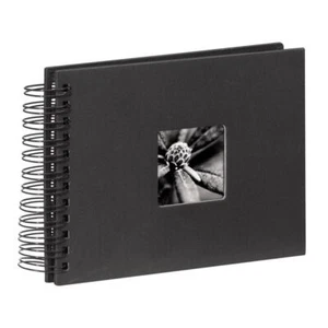 Hama Spiral-Album / Fotoalbum Fine Art 24 x 17 cm schwarz 90150 - Bild 1 von 1