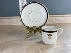 Theodore Haviland Limoges France Crown Royal Teetasse und Untertasse - Bild 1 von 9